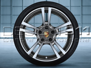 20' Panamera Turbo II Alufelgen & Reifen Original Porsche - 97004460208, 97004460248