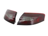 Indicatore di direzione posteriore, Fumé / Rosso con lampadine a LED per Porsche 996 Turbo / 996 C4S - 99663148700, 99663148800, 99663148702, 99663148802