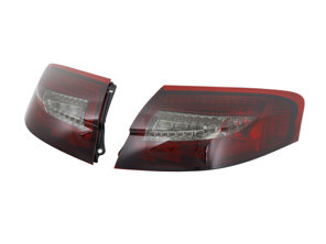 Blinkereinheit hinten, getönt/rot mit LED-Birnen für Porsche 996 Turbo / 996 C4S - 99663148700, 99663148800, 99663148702, 99663148802