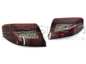 Bloc clignotant arrière Fumé / Rouge avec ampoules LED pour Porsche 996 Turbo / 996 C4S - 99663148700, 99663148800, 99663148702, 99663148802