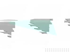 Vidrio de ventana trasera 1/4, tinte verde. Porsche 911 1965-77 Coupé - 90154310230, 90154310130