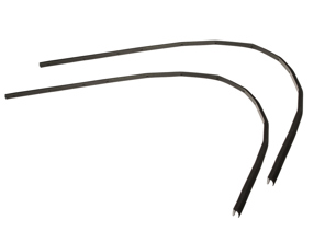 Set di guarnizioni in feltro per porta interna sinistra e destra. Porsche 911/964 - 91154240303, 91154240403 - 47954/47955