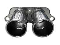 Auspuffendrohr Porsche 911 GT3 GT3 RS und 911 R poliert - 99111125391, 99111125395 - TSPO99112.023.A