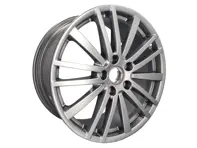 Front 20-inch Panamera Design alloy wheel, Brilliant chrome finish. Porsche 971 Panamera - 971601025CK88Z, 971601025C88Z, 971601025CK, 971601025C, 971601025J, 971601025J88Z