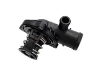 Water pump thermostat housing with insert and gasket. Porsche 957 Cayenne Diesel - 95510603200