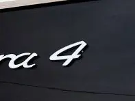 '4' - Chrome Rear Badge for Porsche 970 Panamera - 97055924103, 97055924104