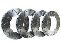 Replacement for CERAMIC Brake Discs WAVE for Porsche 996 GT2 3.6L - 210312370, 210312360, 210312350
