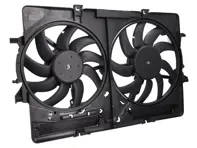 Ventilateurs de radiateur à eau avec capot. Porsche 95B Macan 2.0L - 8K0959501G, 9A712100315, 8K0121003P