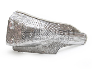 Rear bumper heat protection shield. Porsche 981 Boxster / 981C Cayman - 98150547900, 98150548000
