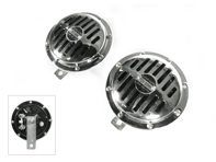 Hupenset 12 Volt in Chrom Porsche 356 / 911 / 912 2er Set - 9001000, 64463511111, 64463511200, 64463511300, 64463511400