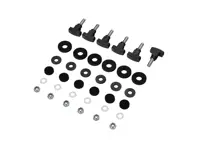 适用于保时捷 911 后扰流板盖格栅的安装套件（74-89 年） - 91155941100, 91155941101, 91155943300, 113951539, 91155943500, 90008402601, 91155915101, N01166516