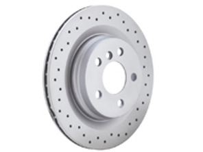 Brake disc rotor SPORT COAT Z, REAR. Porsche 971 Panamera (OE Part No. 971615601F / 971615602F) - 971615601F, 971615602F - 460.4508.20, 460.4509.20