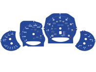 表盘面设置，KMH。保时捷 970 Panamera