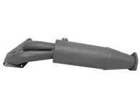 Pre-silencer. Made of steel with grey paint.  PORSCHE 911 1974-89 with TÜV/EEC approved - 92.100, 92.100S, 93011118301, 93011118303, 1620500200, 1620500300 - 92.100, 1620500200