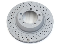 Brake disc rotor, Rear. Standard Coat Z. Porsche 993 (OE Part No 99335204500 / 99335204600) - 460.1566.20, 460.1567.20, 99335204500, 99335204600