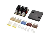 SICHERUNGSPLATTE HINTEN IM MOTORRAUM 3-WEGE mit LED-Anzeige für Sicherungsausfall Classic Retrofit - 91161209305, 91161209306