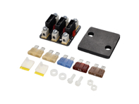 PANNELLO FUSIBILI POSTERIORE NEL VANO MOTORE A 3 VIE con LED Indicatori di guasto fusibile Classic Retrofit - 91161209305, 91161209306