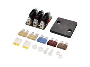 FUSE PANEL REAR IN ENGINE BAY 3 WAY with LED Fuse failure indicators Classic Retrofit - 91161209305, 91161209306