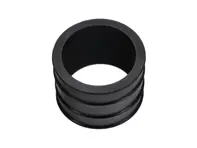 进气口橡胶套管。适用于保时捷 911 SC / 928 1978-84 年款 - 92811015801, 92811015800