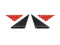 Anti buffeting carbon fibre wind deflector set. Porsche 992
