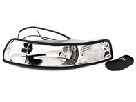 Indicator unit Front, Plastic casing. Porsche 911 1969-73 - PCG63193520, PCG63193620, 15960S, 15960D