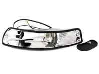 Unidad de intermitente Frontal, Carcasa de plástico. Porsche 911 1969-73 - PCG63193520, PCG63193620 - 15960D, 15960S