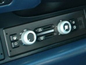 Alloy Heater Knob covers. Porsche 964 / 993 / 944 / 968 - 911680HC993