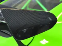 Piastre terminali dello spoiler posteriore in fibra di carbonio. Porsche 991 GT3RS - 99151246391, 99151246392, 99151246491, 99151246492 - C3-991RS-012