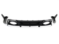 Diffusore posteriore in fibra di carbonio a secco. Porsche 992 turbo / S - 992807983LOK1 - ML-PZJ077-PRO
