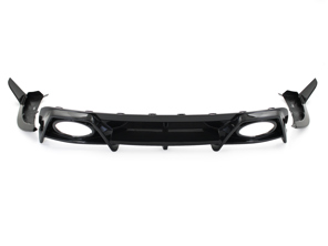 Rear diffuser in dry carbon fibre. Porsche 992 turbo / S - 992807983LOK1 - ML-PZJ077-PRO