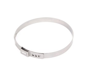 Track rod rubber bellow clamp. Porsche 9J1 Taycan - N10575201