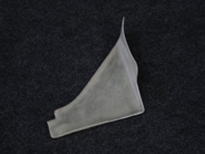 Motorabdeckung LINKS - Abdeckplatte für großes Lüftergehäuse. Porsche 914 GT - TK 211I, TK211I