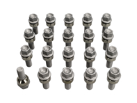 Bulloni ruota standard (confezione da 20) Porsche 996 / Boxster / 997 / Cayman / 991 / 992 / Macan / Panamera - 99736120301, 99736120302, 9973612031, 46652, 99636120300, 99636120301, 99636120302, 38919656 - OP-UWB10036-1, S4-7-14-50-30-19, V1415KU30V
