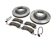 FRONT Brake Pads And Brake Disc Package. Porsche 991 S 3.8L - 99135240301, 99135240401, 99135194904, 99160918100