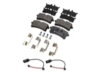 Remblokken achter met accessoires, Zimmerman standaarduitvoering. Porsche 95B Macan Turbo. - 24643.170.2, 95B698451, 95B698451A, 95B698451B, 95B698451L - 24643.170.2