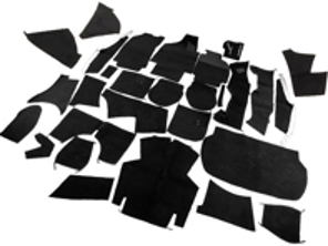 Juego completo de alfombras interiores para Porsche 964 C2/C4 Cabriolet RHD