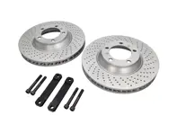 FRONT Brake Disc UPGRADE to 350mm Package Porsche 996C4S / 996 Turbo - 99735140101, 99735140201