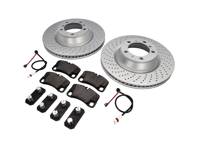 REAR Brake Pads and Brake Disc Package. Porsche 997 GT3 - 99735294701, 99735240501, 9973524050, 99735240601, 99735240602, 99735240502ABS, 99735240502, 99735240602ABS, 99735294701TRW, 99635208602, 99761275402, 90026904701, 99906704001
