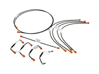Bremsleitungssatz. Porsche 356C - 64442314, 69535260100, 69535260201, 69535531300, 69535560500, 69535560600 - 1661501210