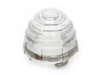 前转向灯镜片，透明，圆形。保时捷 356 - 64463141101