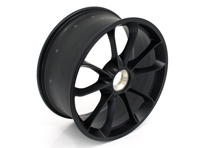 Cerchio anteriore in lega da 20" GT3, in nero opaco. Porsche 991.2 GT2 - 99136216883JE1, 99136216883, 99136216282JE1, 99136216282