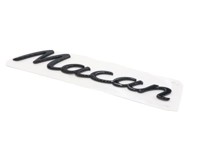 Scritte/Iscrizioni Macan in nero lucido. Portellone posteriore/bagagliaio Porsche Macan 95B.2