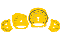 Ziffernblattsatz, manuell / kmh. Porsche 991.1 Turbo/Turbo S