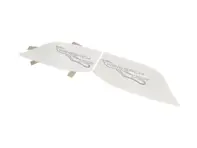 Logotipo de la placa del extremo del alerón trasero Weissach RS. Porsche 992 GT3 RS - 99204482093OZ1, 99204482093BO1, 99204482093II0, 99204482093II9