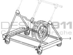 Ruote e pneumatici Sistema di trasporto / stoccaggio Porsche 996 / 997