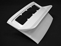 Spoiler posteriore a coda d'anatra (Ducktail), telaio in alluminio. Porsche 911 - TK 13, TK13, TK13A