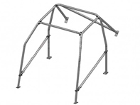 Roll-bar a 6 punti di fissaggio per barre porta singola, senza tettuccio apribile. Porche 993