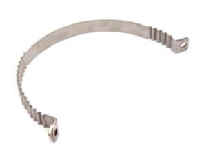 Exhaust clamp. Porsche 987 Boxster / 987C Cayman - 98711121000, 98711121001