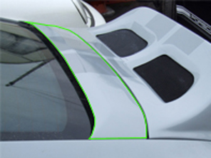 Blindblende für 3. Bremslicht für Porsche 997 Modelle - 99750434505GRV, 99750434501GRV