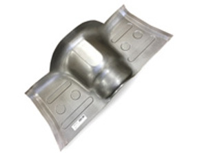 Achterbank vloer compleet met versnellingsbak deksel. Porsche 356A - 64450107300